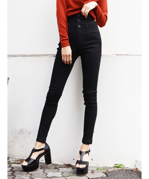 EMODA(エモダ)の「【ELDER】SYMハイウエストデニム(デニムパンツ・レディース・ブラック/ブルー/インディゴブルー・SMALL/MEDIUM/X-SMALL)」の2枚目の写真