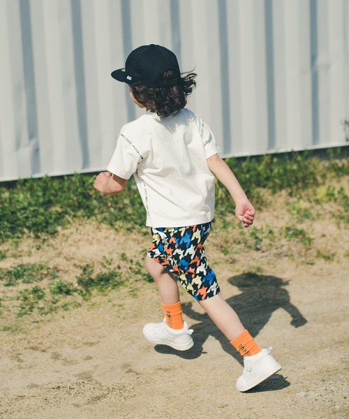 RADCHAP（ラッドチャップ）の「【爽パン】千鳥格子ショートパンツ（その他パンツ・キッズ・オレンジ/オフホワイト・140cm/150cm/90cm/130cm/110cm/120cm/100cm）」の14枚目の写真