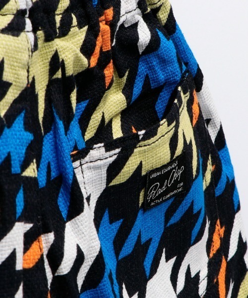 RADCHAP（ラッドチャップ）の「【爽パン】千鳥格子ショートパンツ（その他パンツ・キッズ・オレンジ/オフホワイト・140cm/150cm/90cm/130cm/110cm/120cm/100cm）」の5枚目の写真