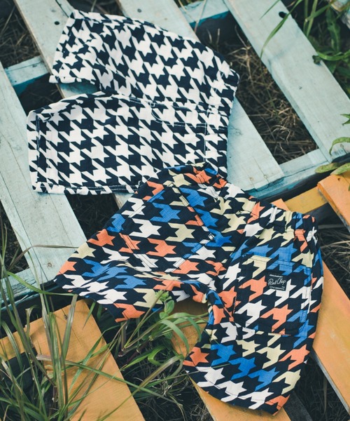 RADCHAP（ラッドチャップ）の「【爽パン】千鳥格子ショートパンツ（その他パンツ・キッズ・オレンジ/オフホワイト・140cm/150cm/90cm/130cm/110cm/120cm/100cm）」の17枚目の写真