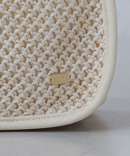 Chico（チコ）の「パイピングメッシュトートバッグ（トートバッグ・レディース・ベージュ/ブラウン/アイボリー/ブラック/ダークブラウン・FREE）」の9枚目の写真