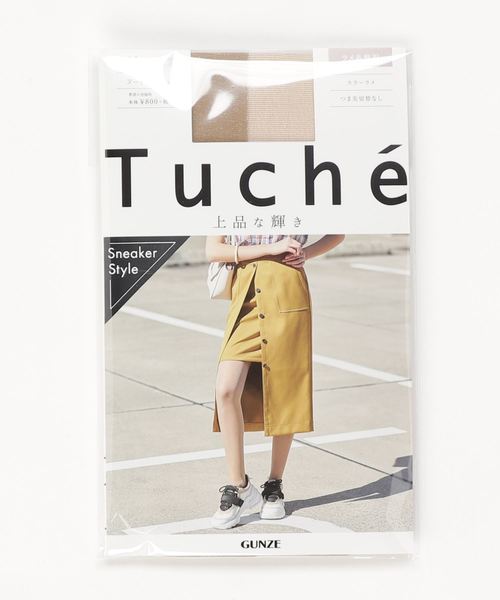 Tuche（トゥシェ）の「【Tuche（トゥシェ）】ファッション ストッキング「カラーラメ」（タイツ/ストッキング・レディース・ブラック/ライトベージュ・M～Ｌ/L～LL）」の2枚目の写真