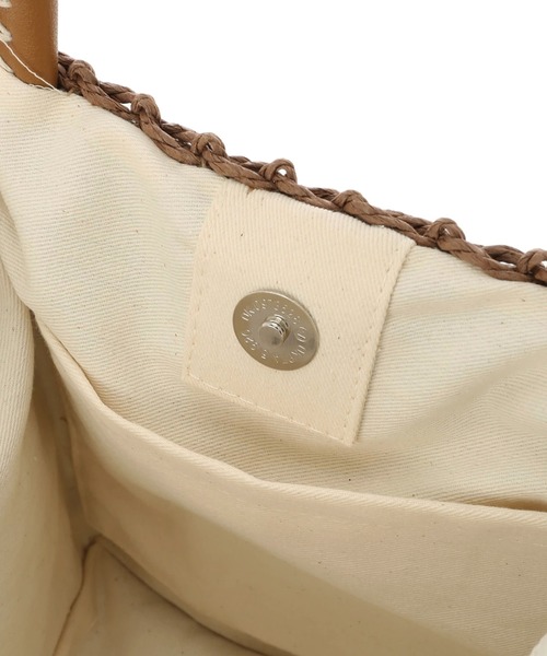 ALEXIA STAM（アリシアスタン）の「Leather Handle Paper Bag/レザー  