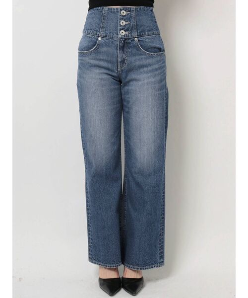 GYDA（ジェイダ）の「バックレースアップHWデニムパンツ（デニムパンツ・レディース・ブルー/インディゴブルー・X-SMALL/SMALL/MEDIUM）」の15枚目の写真