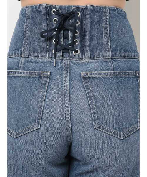 GYDA（ジェイダ）の「バックレースアップHWデニムパンツ（デニムパンツ・レディース・ブルー/インディゴブルー・X-SMALL/SMALL/MEDIUM）」の20枚目の写真