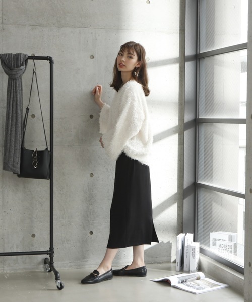 VIVIAN（ヴィヴィアン）の「ソフトスクエアトゥビット付きローファー（ローファー・レディース・ブラック/ダークブラウン/ブラウン・LL/S/M/L）」の9枚目の写真