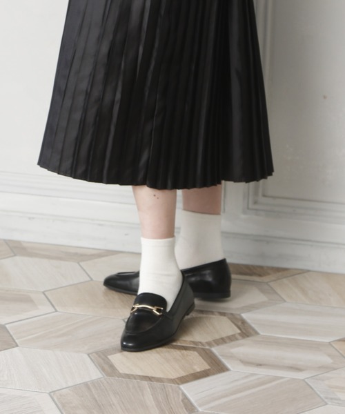 VIVIAN（ヴィヴィアン）の「ソフトスクエアトゥビット付きローファー（ローファー・レディース・ブラック/ダークブラウン/ブラウン・LL/S/M/L）」の13枚目の写真