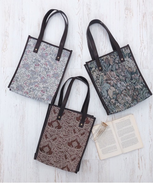 PairPair(ペアペア)の「ゴブラン柄トートバッグ(トートバッグ・レディース・オフホワイト/サックスブルー/モカ・FREE)」の11枚目の写真