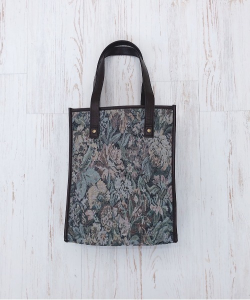 PairPair(ペアペア)の「ゴブラン柄トートバッグ(トートバッグ・レディース・オフホワイト/サックスブルー/モカ・FREE)」の12枚目の写真