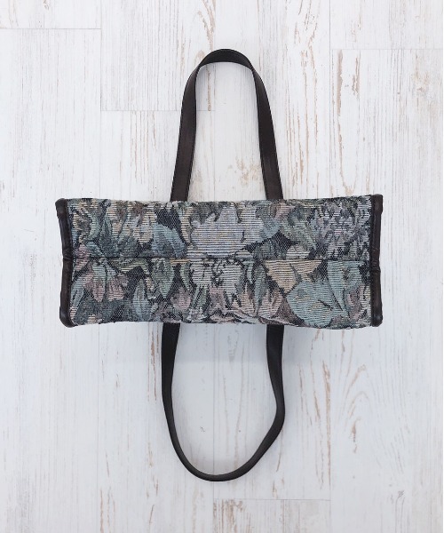 PairPair(ペアペア)の「ゴブラン柄トートバッグ(トートバッグ・レディース・オフホワイト/サックスブルー/モカ・FREE)」の14枚目の写真