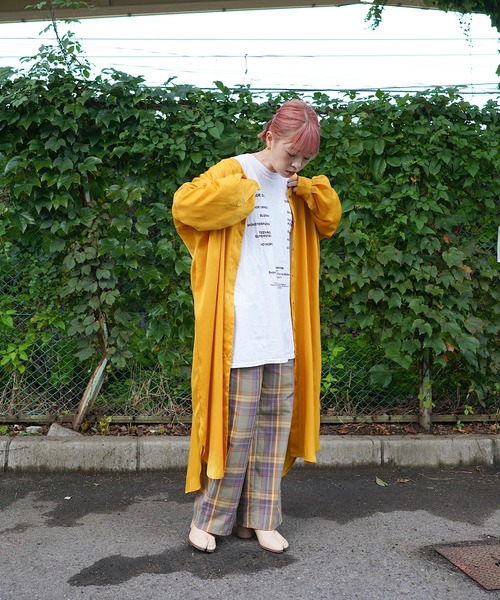 nimiru（ニミル）の「サテンワンピース（ワンピース・レディース・ネイビー/イエロー/グリーン・FREE）」の7枚目の写真