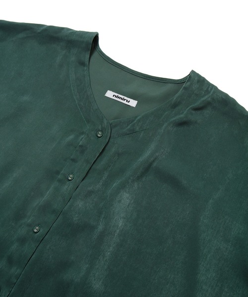 nimiru（ニミル）の「サテンワンピース（ワンピース・レディース・ネイビー/イエロー/グリーン・FREE）」の13枚目の写真