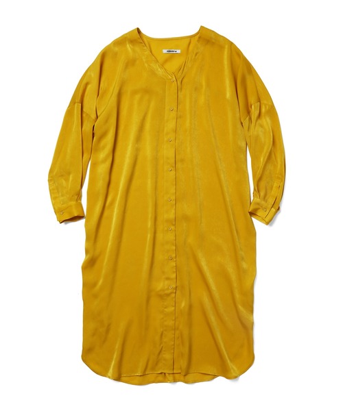 nimiru（ニミル）の「サテンワンピース（ワンピース・レディース・ネイビー/イエロー/グリーン・FREE）」の9枚目の写真