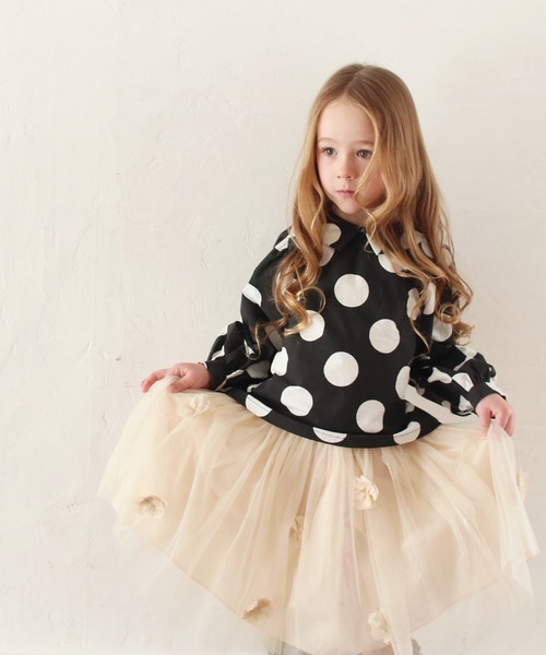 Rora（ローラ）の「ナタリーナ チュールスカート（スカート・キッズ・クリーム・110cm/100cm/120cm/130cm/140cm）」の8枚目の写真