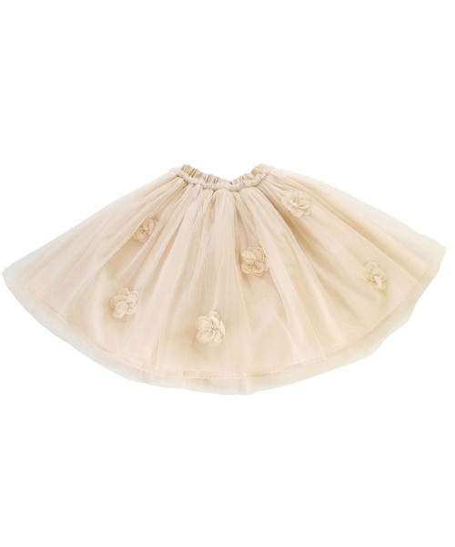 Rora（ローラ）の「ナタリーナ チュールスカート（スカート・キッズ・クリーム・110cm/100cm/120cm/130cm/140cm）」の12枚目の写真