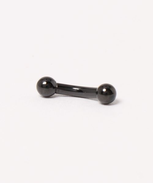 MORPH(モルフ)の「MORPH モルフ バナナバーベル ボディーピアス 14ゲージ 6mm~16mm(ピアス(片耳用)・メンズ・ブラック・6/8/10/12/14/16)」の5枚目の写真