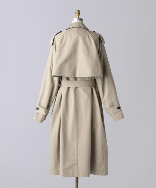 ※ミルクティー　BLAMINK ブラミンク リバーシブルトレンチコート UNITED ARROWS（ユナイテッドアローズ）の「〈 BLAMINK