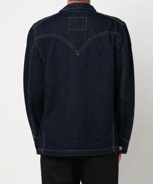 Levi's（リーバイス）の「【Levi's】「TYPE1」デニムコート（デニムジャケット・メンズ・ダークインディゴブルー・M/L/S）」の3枚目の写真