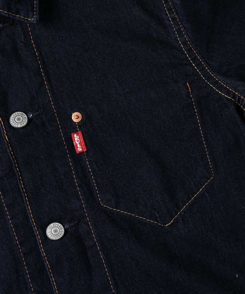 Levi's（リーバイス）の「【Levi's】「TYPE1」デニムコート（デニムジャケット・メンズ・ダークインディゴブルー・M/L/S）」の11枚目の写真