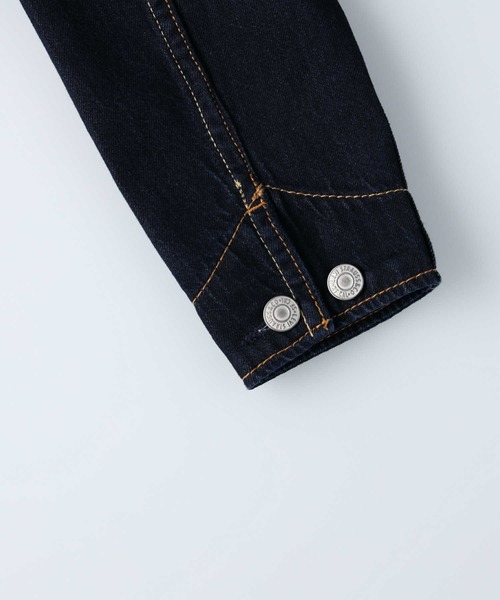 Levi's（リーバイス）の「【Levi's】「TYPE1」デニムコート（デニムジャケット・メンズ・ダークインディゴブルー・M/L/S）」の13枚目の写真