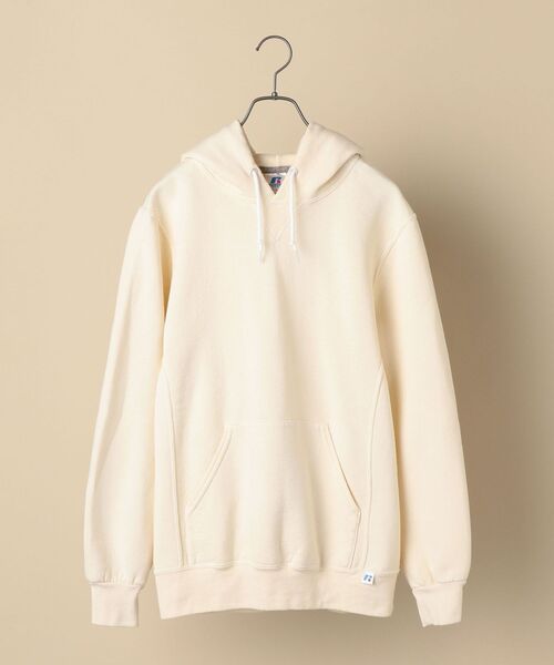 Russell Athletic（ラッセルアスレティック）の「【WEB限定/SHIPS別注】RUSSELL ATHLETIC: スウェット パーカー (トレーナー)（パーカー・メンズ・ブラック/ライトブルー/グレー/ナチュラル/オリーブ/ピンク・S/M/L/XL）」の16枚目の写真