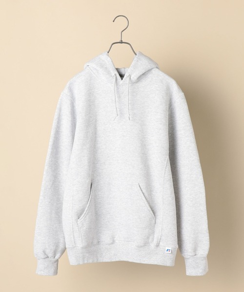 Russell Athletic（ラッセルアスレティック）の「【WEB限定/SHIPS別注】RUSSELL ATHLETIC: スウェット パーカー (トレーナー)（パーカー・メンズ・ブラック/ライトブルー/グレー/ナチュラル/オリーブ/ピンク・S/M/L/XL）」の3枚目の写真