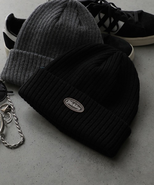 Dickies(ディッキーズ)の「Dickies CALIF LOGO WAPPEN KNIT CAP(ニットキャップ/ビーニー・レディース・オフホワイト/カーキ/ネイビー/ワイン/ブラック/グレー/オレンジ/インディゴブルー・FREE)」の21枚目の写真