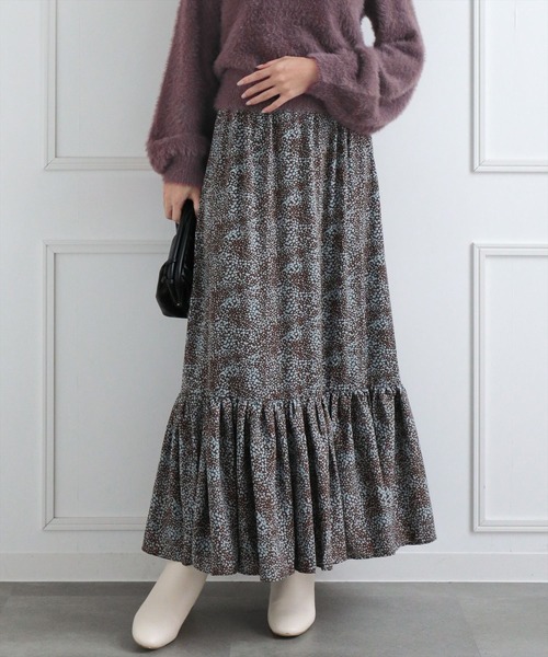 セール 小花柄ティアードスカート スカート Clear クリア のファッション通販 Zozotown