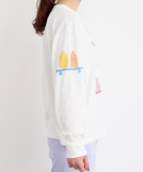 eiπe （イーペ）の「eiπe　 WASHROOM　ロングスリーブ-Tee（Tシャツ/カットソー・レディース・ホワイト・FREE）」の20枚目の写真
