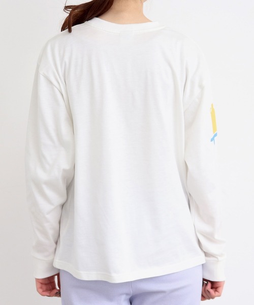 eiπe （イーペ）の「eiπe　 WASHROOM　ロングスリーブ-Tee（Tシャツ/カットソー・レディース・ホワイト・FREE）」の21枚目の写真