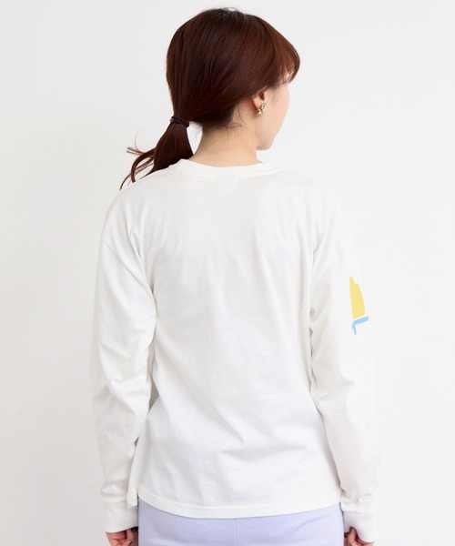 eiπe （イーペ）の「eiπe　 WASHROOM　ロングスリーブ-Tee（Tシャツ/カットソー・レディース・ホワイト・FREE）」の16枚目の写真