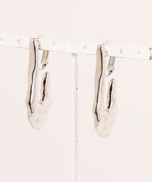 【w】【it】【LW】ニュアンスプレートイヤリング - Nuance Plate Earring