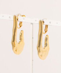 【w】【it】【LW】ニュアンスプレートイヤリング - Nuance Plate Earring