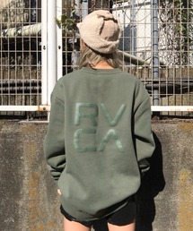 RVCA/ルーカ ビッグシルエット ロゴスウェット BA044-025