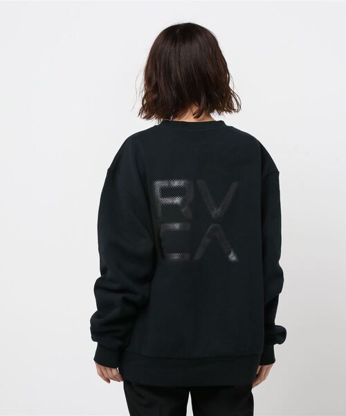 RVCA(ルーカ)の「RVCA/ルーカ ビッグシルエット ロゴスウェット BA044-025(スウェット・レディース・カモフラージュ/ホワイト/ブラック/グリーン・XS/S)」の3枚目の写真