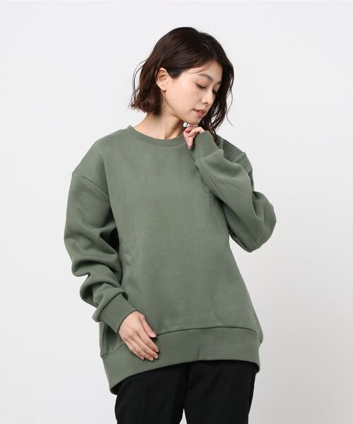RVCA(ルーカ)の「RVCA/ルーカ ビッグシルエット ロゴスウェット BA044-025(スウェット・レディース・カモフラージュ/ホワイト/ブラック/グリーン・XS/S)」の7枚目の写真