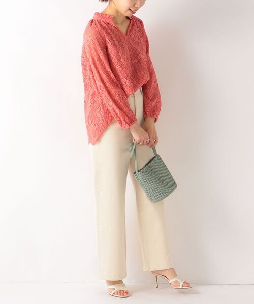 ships any キーネック レース ブラウス SHIPS any シャツ ブラウス any: キーネック レース : ZOZOTOWN