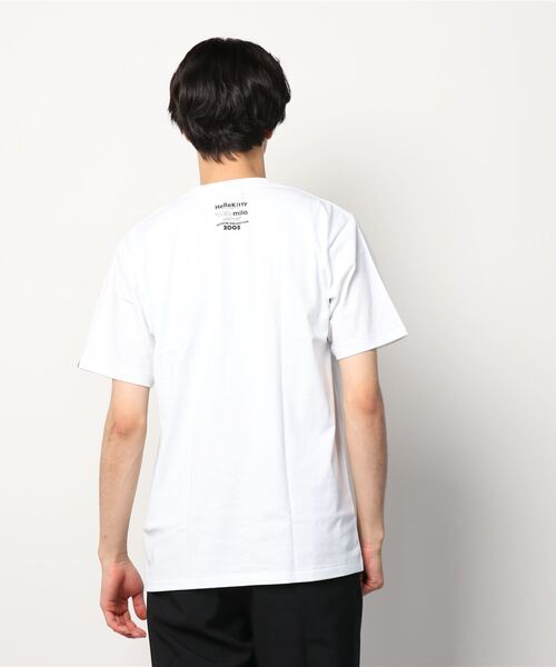 A BATHING APE（アベイシングエイプ）の「HELLO KITTY X MILO TEE #1 M（Tシャツ/カットソー・メンズ・ホワイト/ブラック・MEDIUM/LARGE/X-LARGE/XX-LARGE/SMALL）」の4枚目の写真