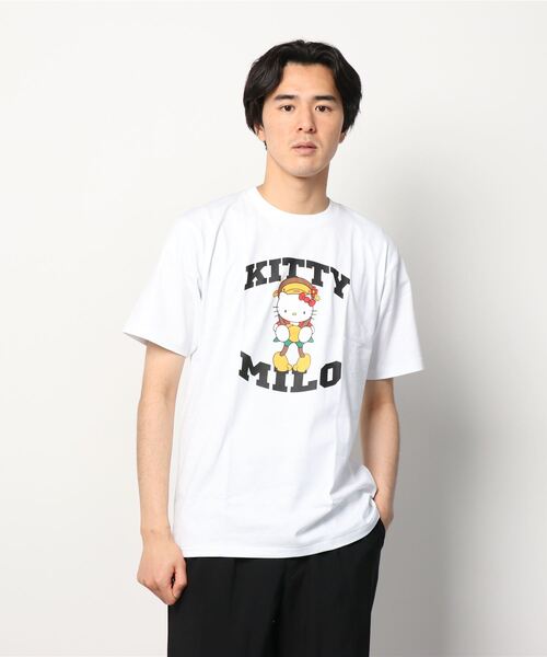A BATHING APE（アベイシングエイプ）の「HELLO KITTY X MILO TEE #1 M（Tシャツ/カットソー・メンズ・ホワイト/ブラック・MEDIUM/LARGE/X-LARGE/XX-LARGE/SMALL）」の11枚目の写真