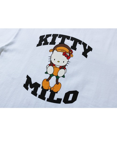 A BATHING APE（アベイシングエイプ）の「HELLO KITTY X MILO TEE #1 M（Tシャツ/カットソー・メンズ・ホワイト/ブラック・MEDIUM/LARGE/X-LARGE/XX-LARGE/SMALL）」の8枚目の写真