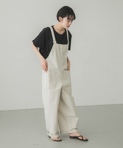□ かぐれ　コットンサロペット　オーバーオール　□ かぐれ（カグレ）の「コットンサロペット（サロペット