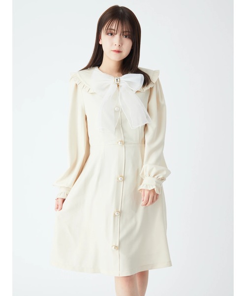 セール オーガンジーリボンワンピース ワンピース Ank Rouge アンクルージュ のファッション通販 Zozotown