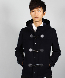UNION STATION | <FINEBOYS11月号 P119掲載　菅谷哲也さん 宮城大樹さん着用商品>メルトンショートダッフル(UNION STATION)(ダッフルコート)