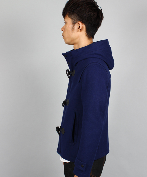 UNION STATION（ユニオンステーション）の「<FINEBOYS11月号 P119掲載　菅谷哲也さん 宮城大樹さん着用商品>メルトンショートダッフル(UNION STATION)（ダッフルコート・メンズ・ブルー/グリーン/キャメル/ネイビー/グレー・LL/LARGE/MEDIUM）」の13枚目の写真