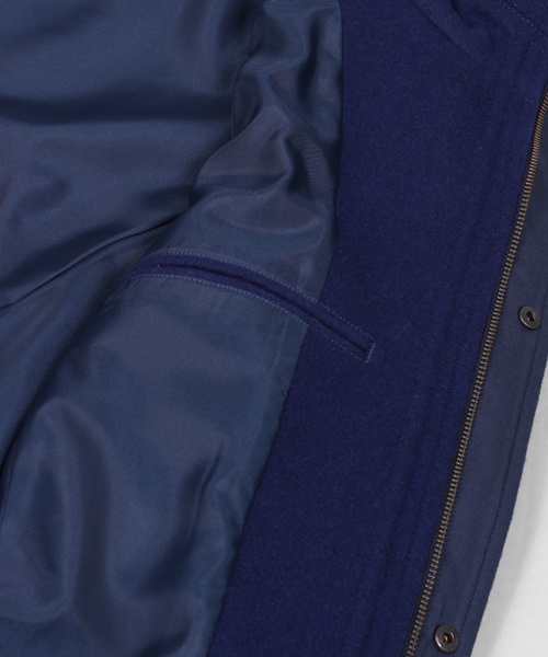 UNION STATION（ユニオンステーション）の「<FINEBOYS11月号 P119掲載　菅谷哲也さん 宮城大樹さん着用商品>メルトンショートダッフル(UNION STATION)（ダッフルコート・メンズ・ブルー/グリーン/キャメル/ネイビー/グレー・LL/LARGE/MEDIUM）」の10枚目の写真