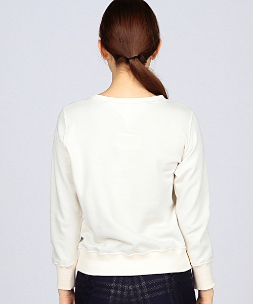 EN ROUTE（アンルート）の「ANALOG LIGHTING AS SWEAT／スウェット●（スウェット・レディース・オフホワイト/ブラック・SMALL/LARGE）」の4枚目の写真