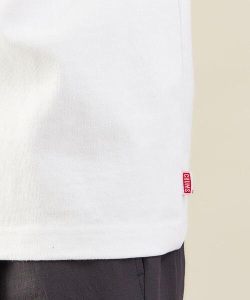 CHUMS（チャムス）の「別注 [ チャムス ] CHUMS GLR カラー ポケット Tシャツ ポケT カットソー（Tシャツ/カットソー・メンズ・ホワイト/ブラック・S/M/XL/L）」の12枚目の写真