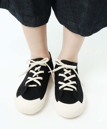 ∴ 【 PIJAK BUMI / ピジャクブミ 】コットンレースアップスニーカー SAKKA SNEAKERS IPJ