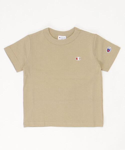 Champion(チャンピオン)の「CHAMPION/チャンピオン キッズ Tシャツ CK-T301(Tシャツ/カットソー・キッズ・グリーン/ブラック/ベージュ/ホワイト/パープル/ラベンダー・100cm/120cm/150cm/160cm/110cm/140cm/130cm)」の3枚目の写真