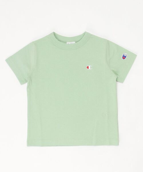 Champion(チャンピオン)の「CHAMPION/チャンピオン キッズ Tシャツ CK-T301(Tシャツ/カットソー・キッズ・グリーン/ブラック/ベージュ/ホワイト/パープル/ラベンダー・100cm/120cm/150cm/160cm/110cm/140cm/130cm)」の4枚目の写真